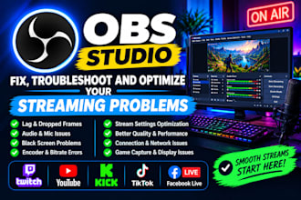 fix troubleshoot and optimize your obs studio streaming problems