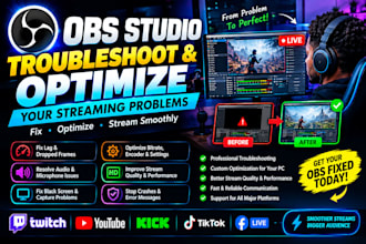fix troubleshoot and optimize your obs studio streaming problems