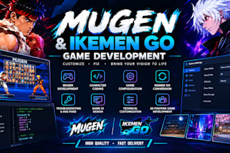create custom mugen screenpacks, lifebar, huds, main menu, character select UI
