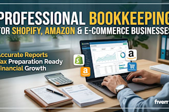 do bookkeeping for shopify amazon and ecommerce businesses