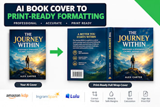 convert your ai book cover to a print ready book cover