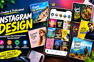 design 2 youtube instagram and facebook thumbnails
