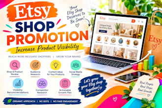 promote your etsy shop to increase product visibility