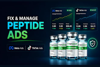 solve peptide ads issues run peptide ads peptide fb ig social media ads campaign