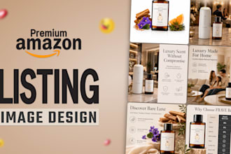 design professional amazon listing images