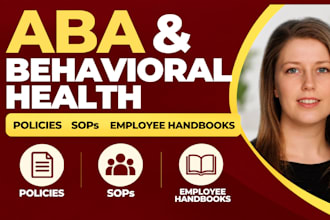 writ aba and behavioral health policies, sops and employee handbook