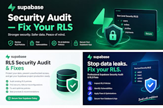 do supabase security audit, fix your rls
