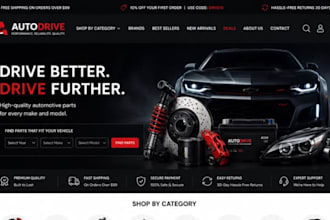 design auto parts shopify store automotive website auto parts website auto parts