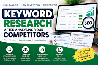 do expert SEO keyword research competitor analysis GEO
