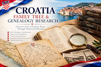 trace croatia family roots croatian genealogy parish and archive records