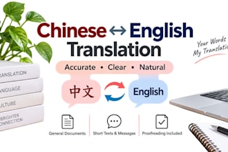 translate chinese to english and english to chinese accurately