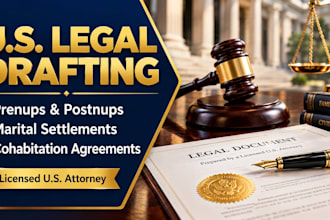 draft a comprehensive US marital settlement agreement