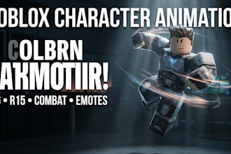 create professional roblox character animations for r6 and r15 rigs