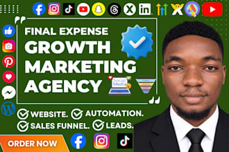 final expense leads facebook, meta ads burial annuity mortgage insurance website