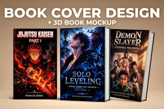 design a professional book cover and realistic 3d book mockup