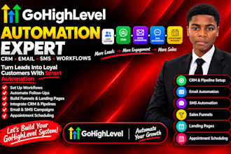 build gohighlevel email automation workflows and campaigns