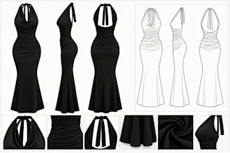 design a clothing hat tech pack a fashion tech pack, and a technical flat sketch