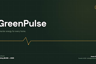 design a professional power point presentation and investor pitch deck