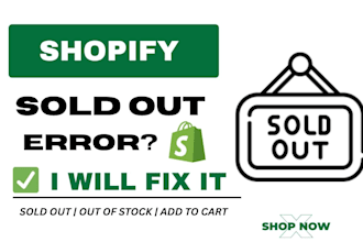fix shopify sold out, out of stock and inventory issues