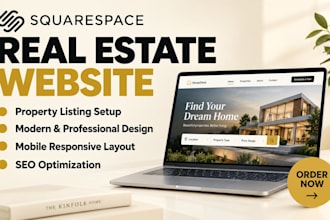 design squarespace real estate agent website realtor property website