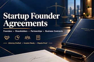 draft an airtight startup founders agreement for your business