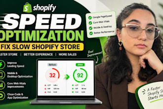 optimize shopify speed and fix a slow shopify store