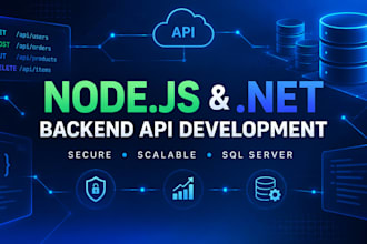 build secure backend apis with net node js and sql server