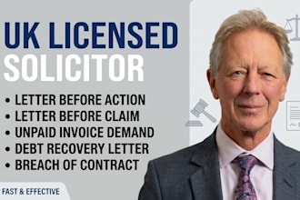 draft a formal UK breach of contract notice or demand letter