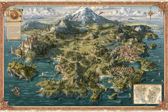 draw a map illustration for you