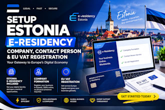 setup estonia e residency company contact person and eu vat registration