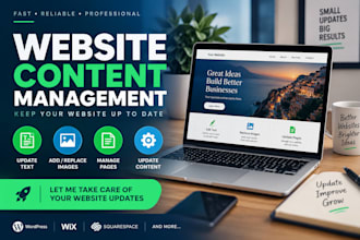 manage and update your website content