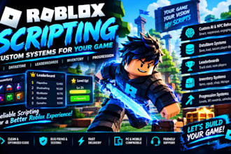 script roblox ai, datastore, leaderboards, inventory, and progression systems