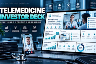 healthcare presentation designer, medtech, digital health and saas