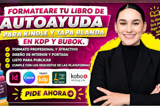 formateare tu libro de autoayuda para kindle y tapa blanda en KDP y bubok