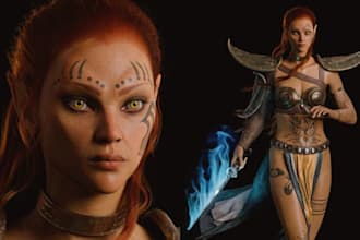 3d realistic character modeling hyper realistic character design unreal engine
