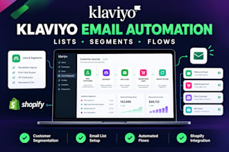 do klaviyo email lists, segments and automation  for shopify