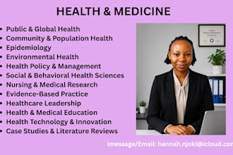 help with your nursing, population health, health and medicine articles