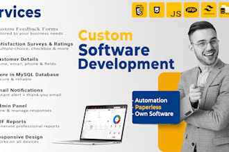 build custom software solutions, business automation