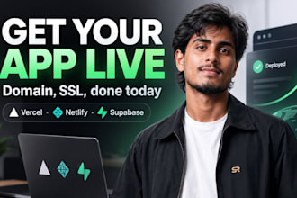 deploy your lovable or replit app to vercel with supabase and a custom domain