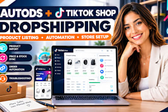 setup fix autods tiktok shop dropshipping product listing automation