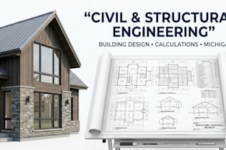 be your civil and structural engineer for building design in michigan