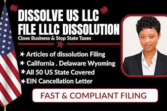 close and dissolve usa llc close ein wyoming delaware california llc dissolution