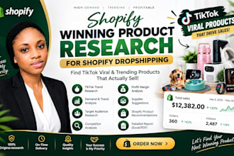 do tiktok viral winning product research for shopify dropshipping