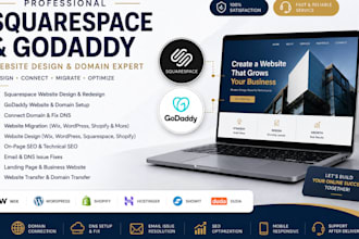 clone wix to shopify migrate godaddy to squarespace website design
