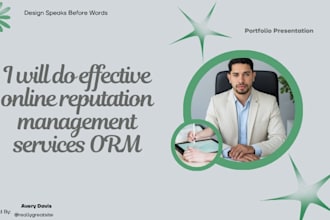 do effective online reputation management services ORM