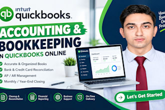do monthly accounting and bookkeeping in quickbooks online with setup