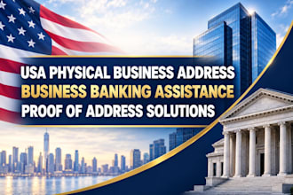 do USA proof of address USA physical address US llc US bank creation