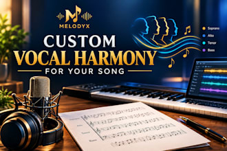 write custom vocal harmony arrangements for your song