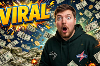 eye catching clickable youtube thumbnail design