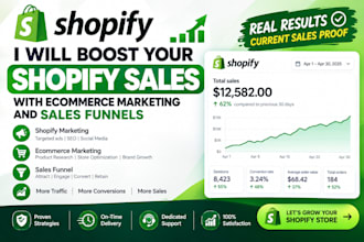 boost shopify sales ecommerce marketing and sales funnel